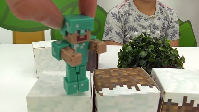 Стив Майнкрафт в видео сборнике - Ловушки, битвы и мобы Minecraft! - Обзор игры для мальчиков. смотреть онлайн