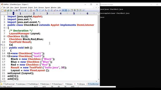 Lecture 27: CheckBox, Choice, Radio Controls,CheckboxGroup, ItemListener in Java смотреть онлайн