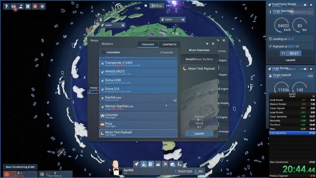 EarthX World Record Speedrun | Any% 40:54.64 смотреть онлайн