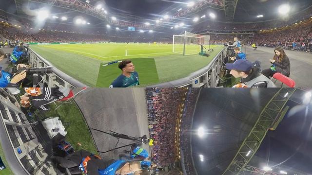 TOTTENHAM STUN AJAX IN 360° смотреть онлайн