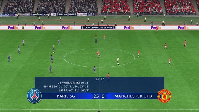 FIFA 23 - MESSI, RONALDO, MBAPPE, NEYMAR, ALL STARS | PSG 52-0 MANCHESTER UNITED смотреть онлайн