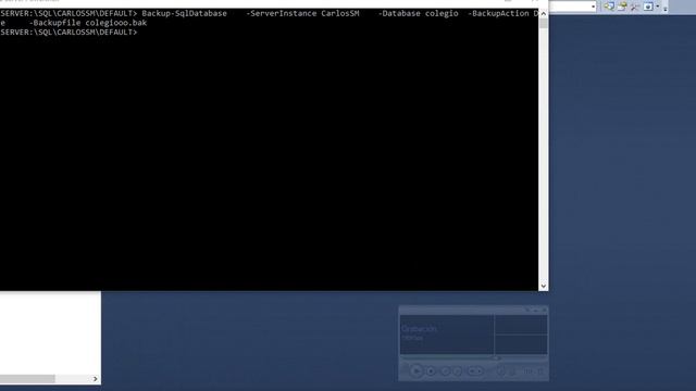 BackUp de base de datos con powershell - sql server смотреть онлайн