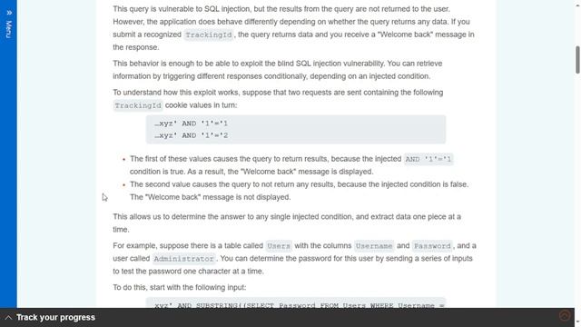 SQL Injection Read-through (Part Two) - Web Security Academy смотреть онлайн