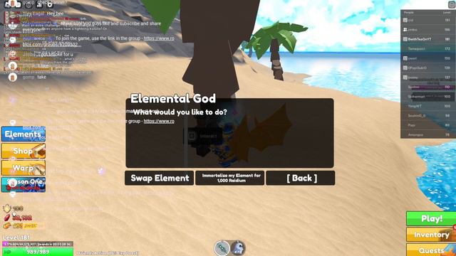 How to Get Permanent Elements with the Elemental God ( Roblox Elemental Dungeons ) смотреть онлайн