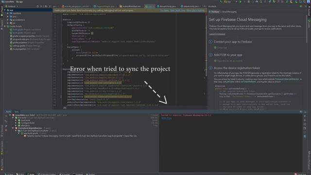 Failed to resolve: firebase-messaging-15.0.0 error SOLUTION смотреть онлайн