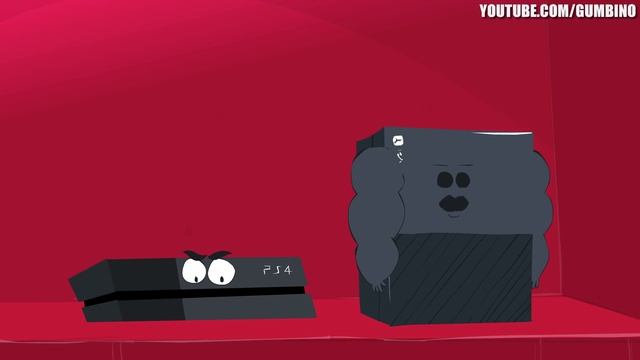 Console Cartoon parody | "Ouya vs Xbox one vs Ps4" смотреть онлайн