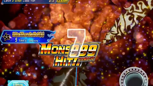 Ace Angler: Fishing Spirits M - Catching A Golden Monster Moray Eel (Gold Monster Class Fish)
