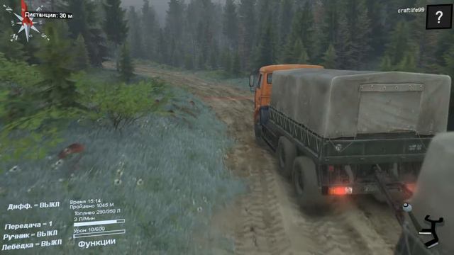 spintires прохождение карты широкая река#3 смотреть онлайн