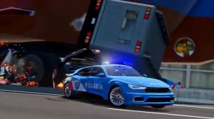 COLOSSAL CHASE │ Epic Highway Police Chase - BeamNG.Drive