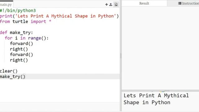 Printing A Mythical Shape In Python Using Turtle смотреть онлайн