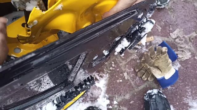 замена шпилек на снегоуборщике Чемпион смотреть онлайн