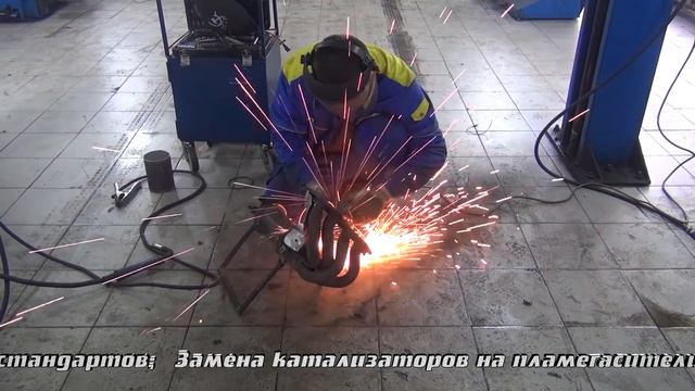 Установка катализатора на Toyota RAV4 .Установка катализатора на Toyota RAV4 в СПБ . смотреть онлайн