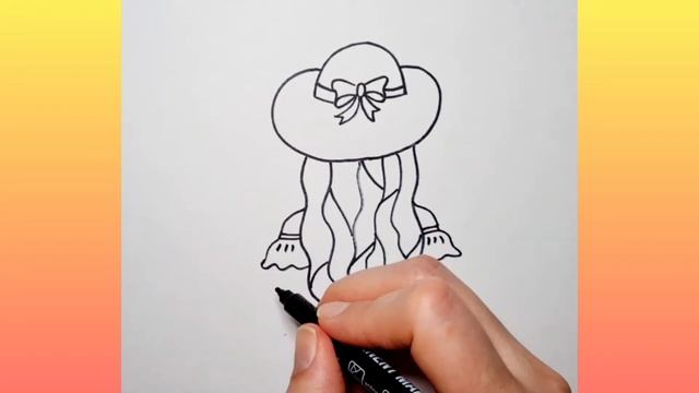 Как нарисовать ДЕВУШКУ. Рисуем КАРАНДАШОМ ДЕВУШКУ. Рисовать ДЕВУШКУ В ШЛЯПЕ.Рисовать ДЕВОЧКУ В ШАПК смотреть онлайн