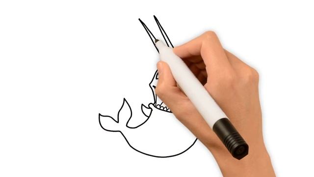 How To Draw A Dolphin Step By Step | Dolphin Drawing Easy | Как нарисовать дельфина смотреть онлайн