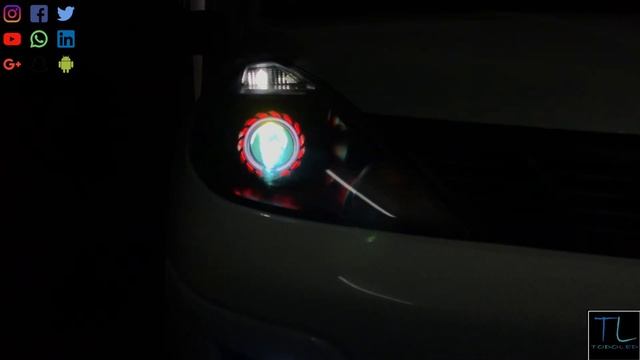 NISSAN TIIDA / HEADLIGHTS / OJOS DE ANGEL / FARO LED смотреть онлайн