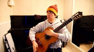 Marcin - «Alors on Danse» on One Guitar (Cover) BPM 84
