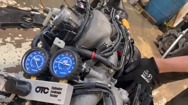 JDM 00-05 SUBARU EJ253 SOHC LEAKDOWN TEST смотреть онлайн