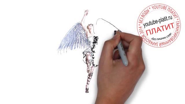 Учимся рисовать ангела Как поэтапно нарисовать красивого ангела смотреть онлайн