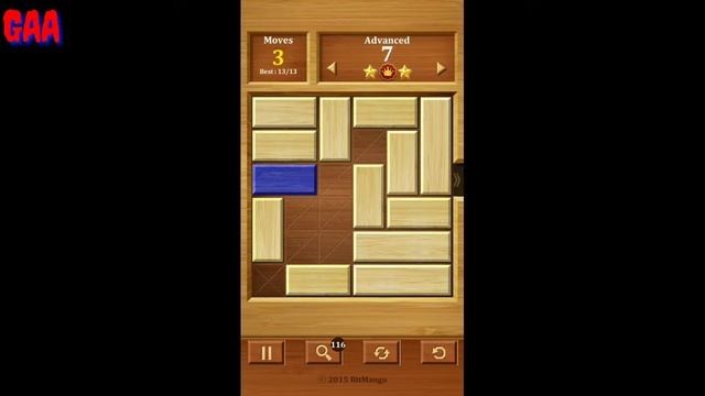 Move the block slide puzzle || Level 1-12 || Basic Advanced смотреть онлайн