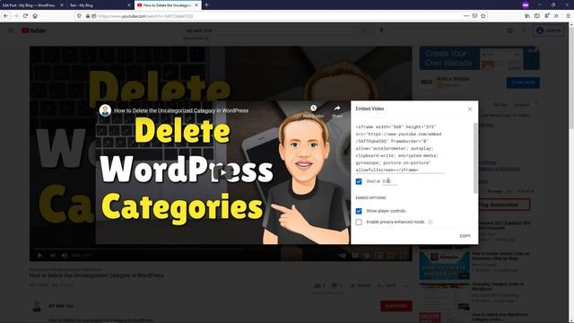 How to Embed a YouTube Video in WordPress смотреть онлайн