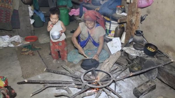 Myvillage official videos EP 420 || Cooking and eating village meats