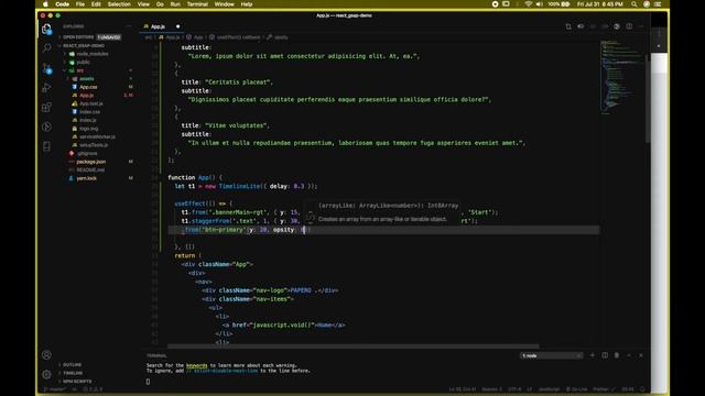 GreenSock3 with ScrollTrigger in React смотреть онлайн