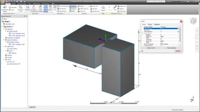 Изучаем Autodesk CFD. Часть 7. Жидкость со свободной поверхностью