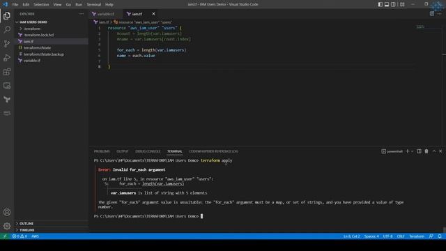 Terraform 101 - Difference between the looping functions "for_each" and "count" смотреть онлайн