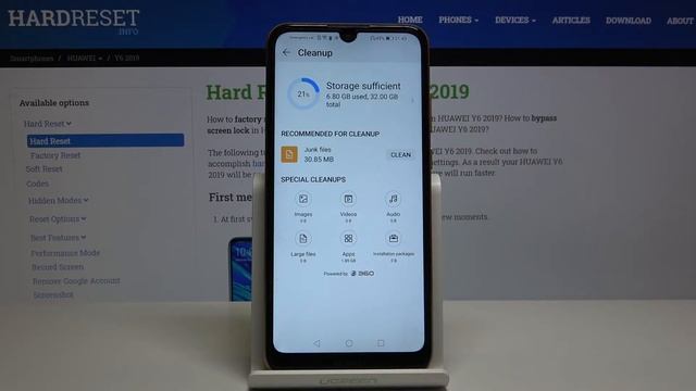 How to Clean Storage of Huawei Y6 2019 – Free Up Memory смотреть онлайн