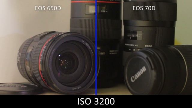EOS 70D vs 650D ISO Noise Comparison смотреть онлайн