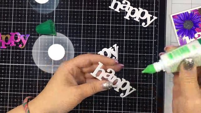 Открытка с герберами на день рождения