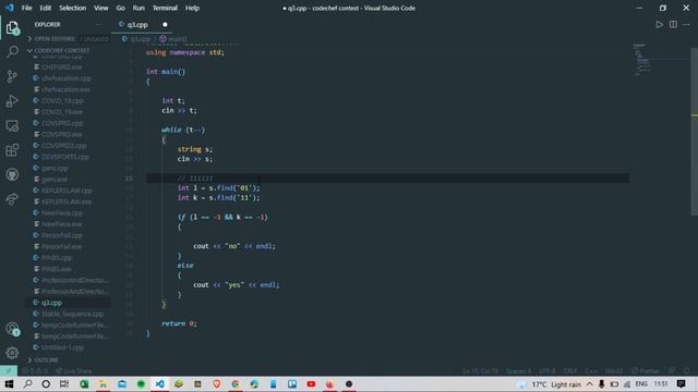 CodeChef Problem || Prime in a binary string || PINBS смотреть онлайн