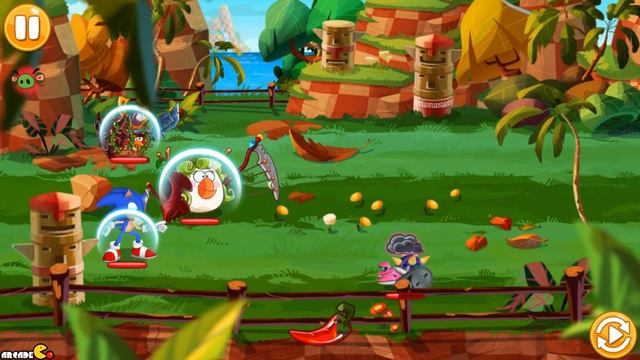 Angry Birds Epic - Sonic Dash 6-8 Team Up Super Sonic Chuck's Illusionist Class! смотреть онлайн