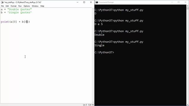 Python Tutorial - 10 - Strings - Indexing and Space Stripping смотреть онлайн