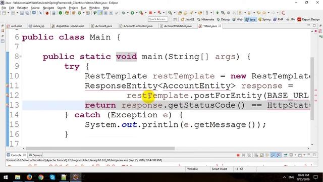 Validate Restful Web Services in Spring Framework смотреть онлайн
