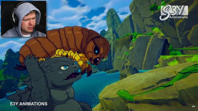 BABY GODZILLA, BABY KONG and BABY MOTHRA vs BABY BIOLLANTE (Reaction) смотреть онлайн