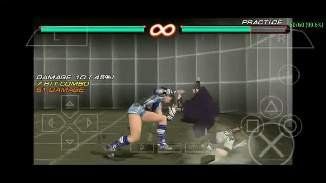 Asuka Combo | Tekken 6 PPSSPP смотреть онлайн