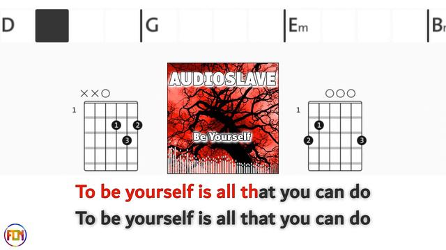 AUDIOSLAVE Be Yourself FCN GUITAR CHORDS & LYRICS NO AUDIO смотреть онлайн