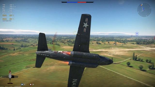 War Thunder Realistic: F3D-1 Skyknight [Rewired!] смотреть онлайн