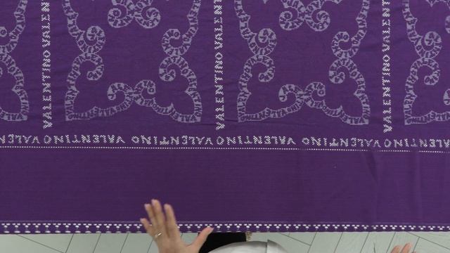 "Тканевый Бутик", арт. 10131, Хлопково-вискозная купонная ткань фиолетового цвета (207 г/м2) смотреть онлайн