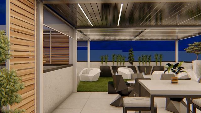 ILODESIGN Designer d'espaces bien-être. Projet de pergolas sur toit terrasse. смотреть онлайн