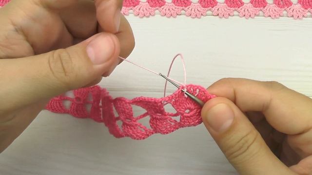 Простое ЛЕНТОЧНОЕ КРУЖЕВО вязание крючком для начинающих How to Crochet lace for Beginners смотреть онлайн
