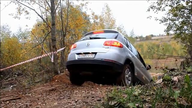 Volkswagen Tigian на горке для Touareg и без инструктора смотреть онлайн