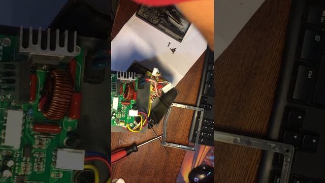 Ремонт индукционной паяльной станция QUICK 203H не греет, ошибка H-E. смотреть онлайн