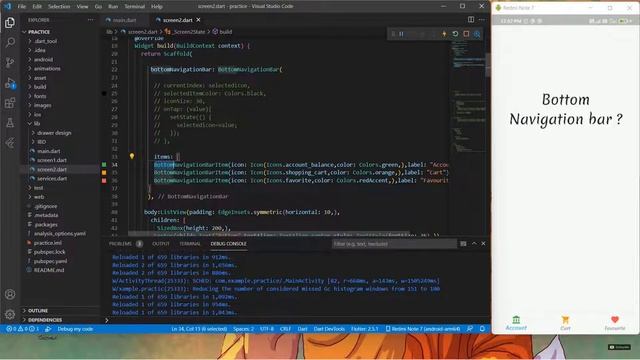 Bottom nav bar flutter | Flutter navigation bar смотреть онлайн