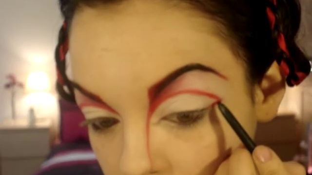 Makeup Tutorial: Modern Geisha/Kabuki смотреть онлайн