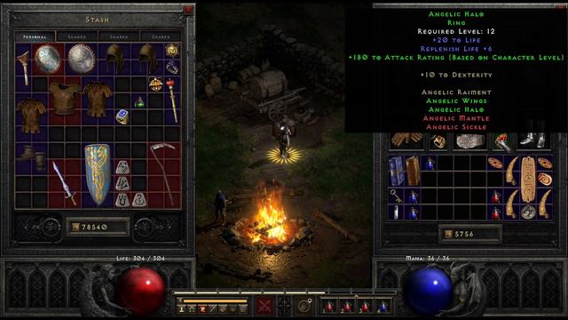 Diablo 2 Resurrected Paladin Hammerdin Part 4 смотреть онлайн