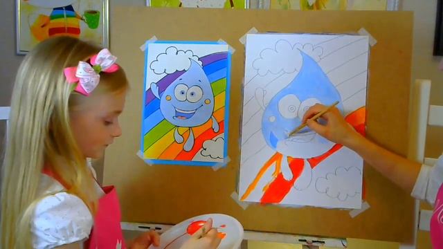 Рисуем Живую Капельку Воды смотреть онлайн