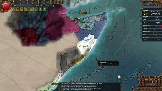 Warsangli and the Gulf of Aden [9] Oman EU4 beta 1.13 смотреть онлайн