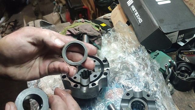 установка блокировки блокка (без крестовины),в гражданский ( тимкен)мост уаз.